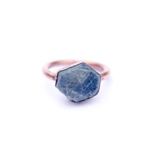 SALE Sapphire ring | Blue sapphire ring | Raw sapphire jewelry | September Birthstone Jewelry | September birthstone ring | Natural genuine Gemstone jewelry. Buy crystal jewelry, handmade handcrafted artisan jewelry for women.  Unique handmade gift ideas. #jewelry #beadedjewelry #beadedjewelry #gift #shopping #handmadejewelry #fashion #style #product #jewelry #affiliate #ad