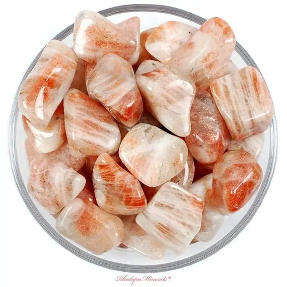 Sunstone Tumbled Stone, Sunstone, Tumbled Stones, Stones, Crystals, Rocks, Gifts, Gemstones, Gems, Zodiac Crystals, Healing Crystals