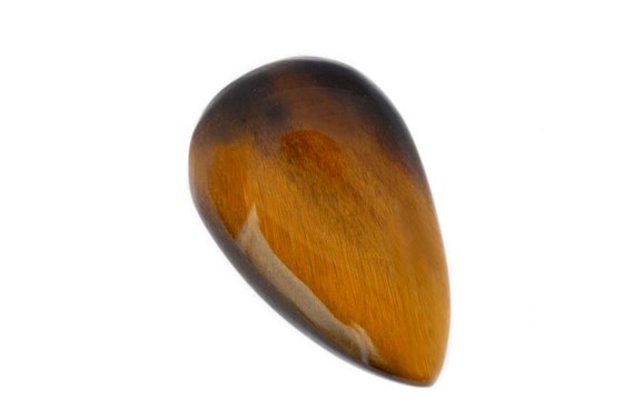 Tiger Eye Cabochon Stone (31mm X 13mm X 8mm) - Cut Cab Gemstone - Natural Crystal