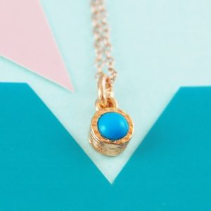 Shop Turquoise Pendants! Turquoise December Birthstone Rose Gold Necklace, Turquoise Pendant, Anniversary Gift, Bridesmaid Gift, Birthstone Necklace For Mom | Natural genuine Turquoise pendants. Buy crystal jewelry, handmade handcrafted artisan jewelry for women.  Unique handmade gift ideas. #jewelry #beadedpendants #beadedjewelry #gift #shopping #handmadejewelry #fashion #style #product #pendants #affiliate #ad
