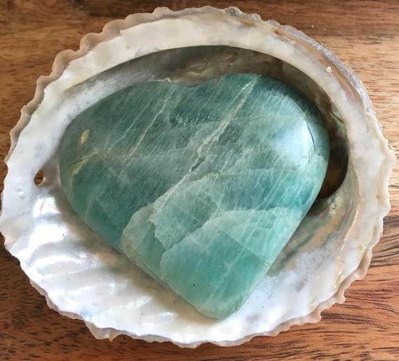 Amazonite Gemstone Heart Gemstone, Healing Stone, Soothes Emotions, Energies Luck And Love, Healing Crystal, Chakra Stone, Spiritual Stone