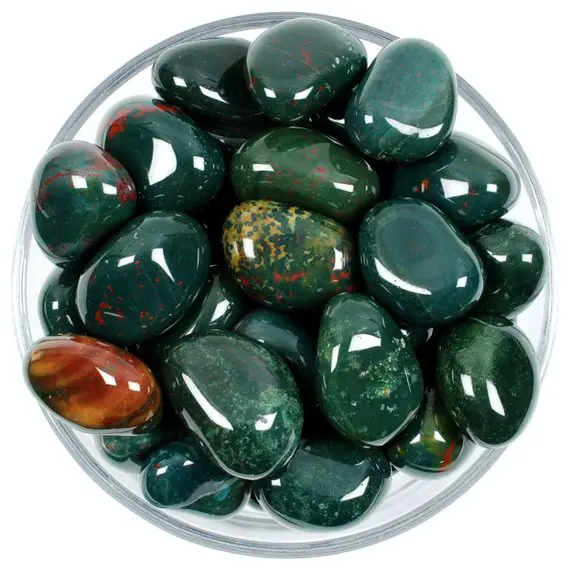 Heliotrope Tumbled Stone, Heliotrope, Tumbled Stones, Stones, Crystals, Rocks, Gifts, Gemstones, Gems, Zodiac Crystals, Healing Crystals