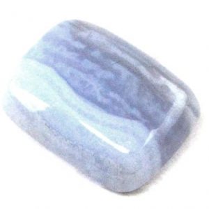 Blue Lace Agate Cabochon Stone (18mm x 14mm x 5mm) – Rectangle Cabochon Gemstone – Natural Agate | Natural genuine stones & crystals in various shapes & sizes. Buy raw cut, tumbled, or polished gemstones for making jewelry or crystal healing energy vibration raising reiki stones. #crystals #gemstones #crystalhealing #crystalsandgemstones #energyhealing #affiliate #ad
