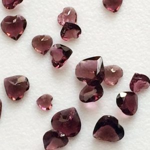 Shop Garnet Cabochons! 3-6mm Rhodolite Garnet Heart Cut Stone, Faceted Garnet Heart Cut Stone Cabochons, Garnet Heart For Jewerly (5Pcs To 10Pcs Options) | Natural genuine stones & crystals in various shapes & sizes. Buy raw cut, tumbled, or polished gemstones for making jewelry or crystal healing energy vibration raising reiki stones. #crystals #gemstones #crystalhealing #crystalsandgemstones #energyhealing #affiliate #ad