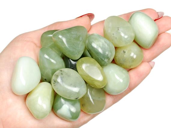 Jade Tumbled Stone, Jade Stone, Tumbled Stones, Crystals, Stones, Gifts, Rocks, Gemstones, Zodiac Crystals, Healing Crystals, Favors