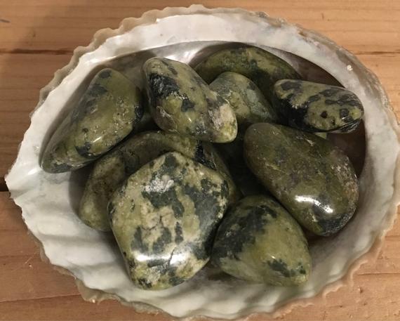 Nephrite Jade Tumbled Stone, Dream Stone, Harmonizing, Healing Stone, Meditation, Healing Crystal, Chakra Stone, Spiritual Stone