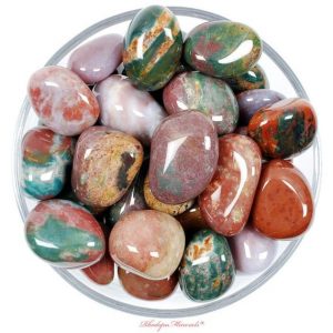 Shop Tumbled Jasper Crystals & Pocket Stones! One 1 Fancy Jasper Tumbled Stone, Fancy Jasper Tumbled Stones, Fancy Jasper Tumbled Stone, Healing Fancy Jasper Tumbled Stones, Broken Heart | Natural genuine stones & crystals in various shapes & sizes. Buy raw cut, tumbled, or polished gemstones for making jewelry or crystal healing energy vibration raising reiki stones. #crystals #gemstones #crystalhealing #crystalsandgemstones #energyhealing #affiliate #ad