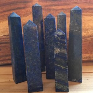 Shop Lapis Lazuli Points & Wands! Lapis Lazuli Gemstone Tower, Crystal Point, Gemstone Tower, Healing Crystal, Healing Stone, Spiritual Stone, Chakra Stone | Natural genuine stones & crystals in various shapes & sizes. Buy raw cut, tumbled, or polished gemstones for making jewelry or crystal healing energy vibration raising reiki stones. #crystals #gemstones #crystalhealing #crystalsandgemstones #energyhealing #affiliate #ad