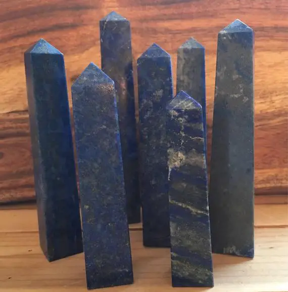 Lapis Lazuli Gemstone Tower, Crystal Point, Gemstone Tower, Healing Crystal, Healing Stone, Spiritual Stone, Chakra Stone
