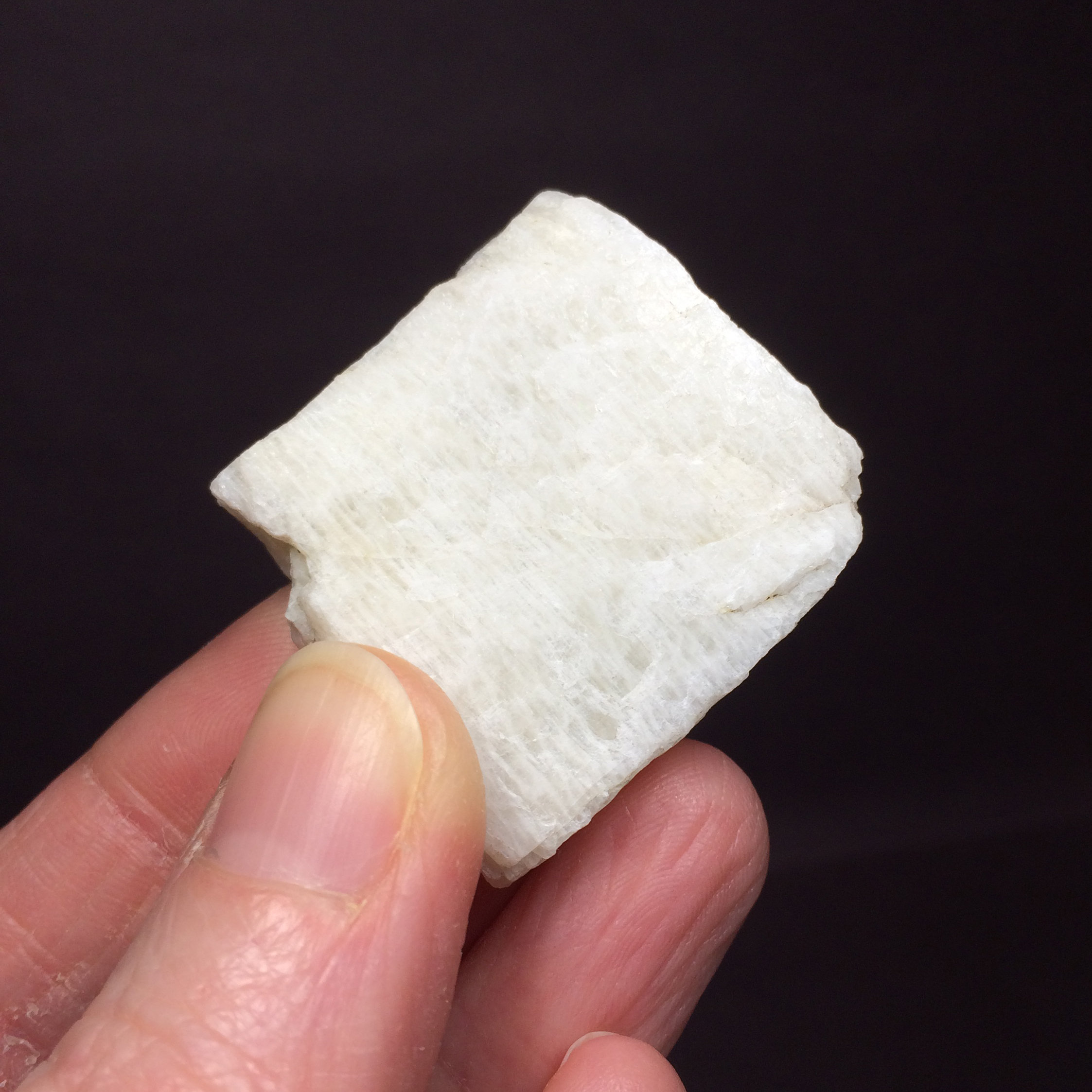 Moonstone Crystal 1.5" - Rough Stone - Raw Specimen - Natural Mineral - Healing Crystal - Meditation Crystal - From North Carolina - 31g