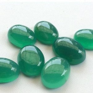 Shop Onyx Cabochons! 12×16- 16x20mm Approx Green Onyx Plain Oval Flat Back Plain Cabochons 12 Pieces For Jewelry Making – NNGA51 | Natural genuine stones & crystals in various shapes & sizes. Buy raw cut, tumbled, or polished gemstones for making jewelry or crystal healing energy vibration raising reiki stones. #crystals #gemstones #crystalhealing #crystalsandgemstones #energyhealing #affiliate #ad