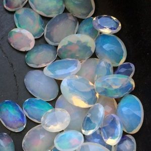 3x5mm To 5x7mm Ethiopian Welo Opal Oval Cut Stones, Fire Opal Faceted Stones, Natural Fire Ethiopian Opal For Jewelry (5Pcs To 10Pcs Option) | Natural genuine stones & crystals in various shapes & sizes. Buy raw cut, tumbled, or polished gemstones for making jewelry or crystal healing energy vibration raising reiki stones. #crystals #gemstones #crystalhealing #crystalsandgemstones #energyhealing #affiliate #ad