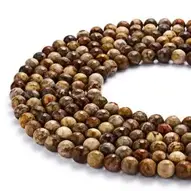 Petrified Wood Beads For Sale