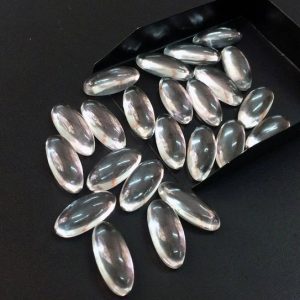 Shop Quartz Cabochons! 10x23mm Crystal Quartz Cabochons, Crystal Plain Oval Flat Back Cabochons, Loose Crystal Stones For Jewelry (5Pcs To 10Pcs Options)  – GS4047 | Natural genuine stones & crystals in various shapes & sizes. Buy raw cut, tumbled, or polished gemstones for making jewelry or crystal healing energy vibration raising reiki stones. #crystals #gemstones #crystalhealing #crystalsandgemstones #energyhealing #affiliate #ad