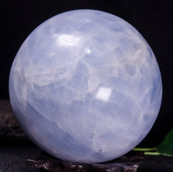 Natural Extra Large Blue Celestite Crystal Quartz Ball/natural Blue Celestite Stone Sphere/large Blue Crystal Ball-115 Mm 2127 G