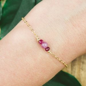 Shop Ruby Bracelets! Ruby bracelet. Ruby bracelet. Red ruby bracelet. Handmade jewelry. Gemstone bracelet. Crystal bracelet. July birthstone bracelet | Natural genuine Ruby bracelets. Buy crystal jewelry, handmade handcrafted artisan jewelry for women.  Unique handmade gift ideas. #jewelry #beadedbracelets #beadedjewelry #gift #shopping #handmadejewelry #fashion #style #product #bracelets #affiliate #ad