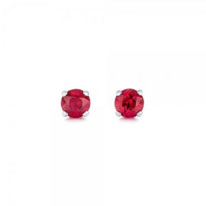 Shop Ruby Jewelry! Ruby stud earrings 1/2 carat -Red ruby-Handmade Ruby stud earrings-14 k white gold earnings-Natural  Ruby-Birthday present -Anniversary gift | Natural genuine Ruby jewelry. Buy crystal jewelry, handmade handcrafted artisan jewelry for women.  Unique handmade gift ideas. #jewelry #beadedjewelry #beadedjewelry #gift #shopping #handmadejewelry #fashion #style #product #jewelry #affiliate #ad