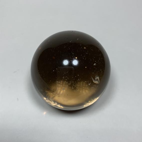 39mm Smoky Quartz Sphere - Polished Crystal Ball - Natural Stone - Healing Crystal - Meditation Crystal - Display Stone - From Brazil - 80g