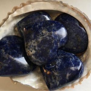 Sodalite Small Gemstone Puffy Heart, 30mm, Spiritual Stone, Healing Stone, Healing Crystal, Chakra | Natural genuine stones & crystals in various shapes & sizes. Buy raw cut, tumbled, or polished gemstones for making jewelry or crystal healing energy vibration raising reiki stones. #crystals #gemstones #crystalhealing #crystalsandgemstones #energyhealing #affiliate #ad
