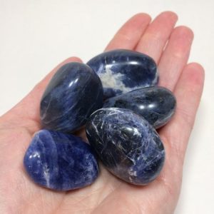 Shop Sodalite Stones & Crystals! Large SODALITE Tumbled Stone – Sodalite Crystal – Natural – Healing Crystal – Crystal Grid Stone – Meditation Crystal – 1.3"-2" | Natural genuine stones & crystals in various shapes & sizes. Buy raw cut, tumbled, or polished gemstones for making jewelry or crystal healing energy vibration raising reiki stones. #crystals #gemstones #crystalhealing #crystalsandgemstones #energyhealing #affiliate #ad
