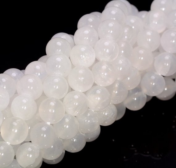 6mm Genuine Selenite White Gemstone Grade Aaa Round Loose Beads 15.5 Inch Full Strand Lot 1,2,6,12 And 50 (80006547-889)