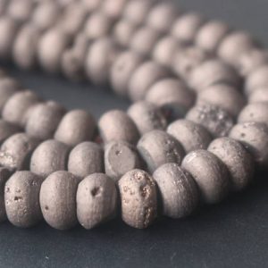 Shop Agate Rondelle Beads! Natural Brown Titanium Druzy Agate Rondelle Beads,Natural Titanium Druzy Agate Wholesale Beads Bulk Supply. | Natural genuine rondelle Agate beads for beading and jewelry making.  #jewelry #beads #beadedjewelry #diyjewelry #jewelrymaking #beadstore #beading #affiliate #ad