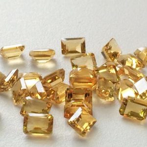 Shop Citrine Cabochons! 6x8mm Citrine Emerald Cut Stone, Citrine Faceted Calibrated, Beautiful Orange Citrine Lot, Citrine Rectangle Cut Stone (5Ct To 10Ct Options) | Natural genuine stones & crystals in various shapes & sizes. Buy raw cut, tumbled, or polished gemstones for making jewelry or crystal healing energy vibration raising reiki stones. #crystals #gemstones #crystalhealing #crystalsandgemstones #energyhealing #affiliate #ad