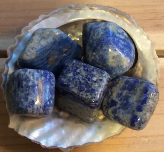 Lapis Grade A Large Tumbled Stone, Healing Crystal, Healing Stone, Spiritual Stone, Chakra Stone