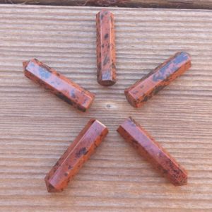 Shop Mahogany Obsidian Points & Wands! NATURAL MAHOGANY OBSIDIAN Single Terminated Gemstone Crystal Pencil Point (One) | Natural genuine stones & crystals in various shapes & sizes. Buy raw cut, tumbled, or polished gemstones for making jewelry or crystal healing energy vibration raising reiki stones. #crystals #gemstones #crystalhealing #crystalsandgemstones #energyhealing #affiliate #ad