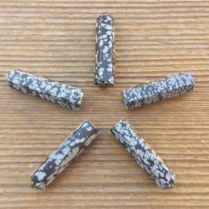 Shop Snowflake Obsidian Stones & Crystals! NATURAL SNOWFLAKE OBSIDIAN Single Terminated Gemstone Crystal Pencil Point (One) | Natural genuine stones & crystals in various shapes & sizes. Buy raw cut, tumbled, or polished gemstones for making jewelry or crystal healing energy vibration raising reiki stones. #crystals #gemstones #crystalhealing #crystalsandgemstones #energyhealing #affiliate #ad