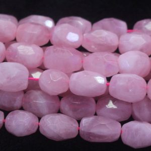 Shop Rose Quartz Chip & Nugget Beads! Natural Faceted Rose Quartz Nugget Beads,Natural Quartz Faceted Beads Wholesale Bulk Supply,15 inches one starand | Natural genuine chip Rose Quartz beads for beading and jewelry making.  #jewelry #beads #beadedjewelry #diyjewelry #jewelrymaking #beadstore #beading #affiliate #ad