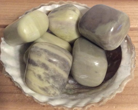 Serpentine Large Tumbled Stone,healing Stone, Healing Crystal, Chakra  Stone, Spiritual Stone