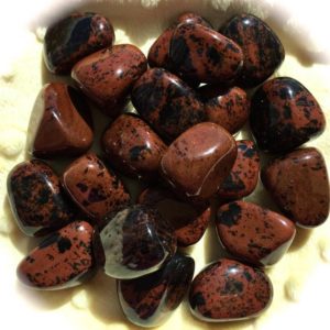 Shop Tumbled Mahogany Obsidian Crystals & Pocket Stones! Tumbled Mahogany Obsidian, Full Moon Charged, Chakra, Reiki, Meditation, Pagan Altar, Ritual and Ceremony, Crystal Crid, Sacred Space! | Natural genuine stones & crystals in various shapes & sizes. Buy raw cut, tumbled, or polished gemstones for making jewelry or crystal healing energy vibration raising reiki stones. #crystals #gemstones #crystalhealing #crystalsandgemstones #energyhealing #affiliate #ad