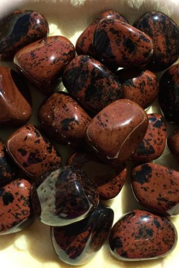 mahogany obsidian tumbled