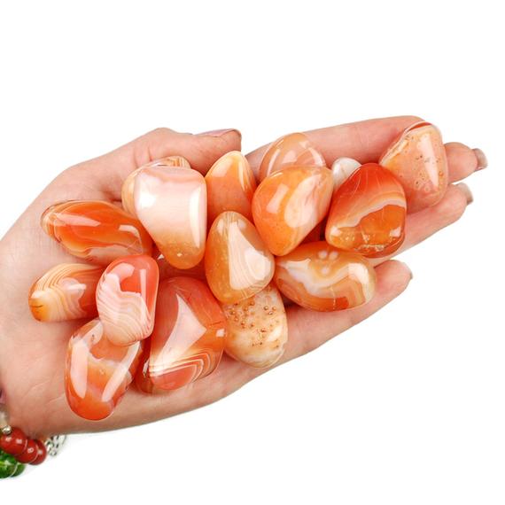 Carnelian Tumbled Stone, Carnelian, Tumbled Stones, Stones, Crystals, Rocks, Gifts, Gemstones, Gems, Zodiac Crystals, Healing Crystals