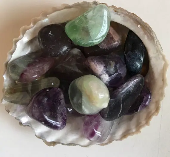 Fluorite Healing Stone, Protective,grounding,stabilizing, Spiritual Stone, Meditation, Chakra Stone