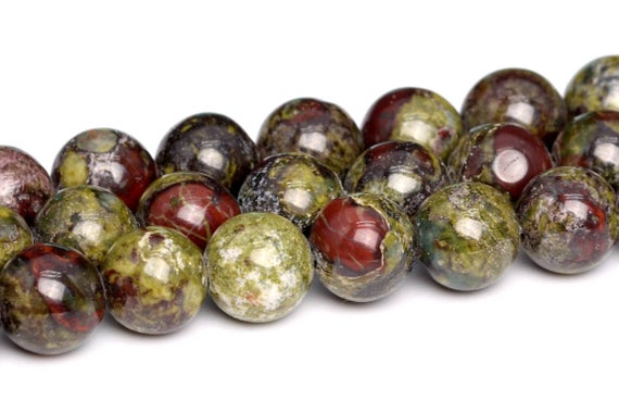 Dragon Blood Jasper Beads Grade Aaa Genuine Natural Gemstone Round Loose Beads 4mm 6mm 8mm 10mm Bulk Lot Options