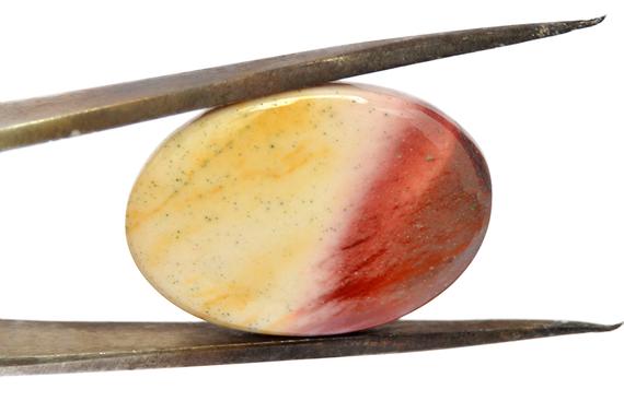 Mookaite Jasper Cabochon Stone (24mm X 17mm X 4mm) - Oval Gemstone - Loose Gem
