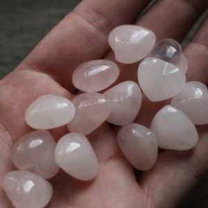 Shop Rose Quartz Stones & Crystals! Rose Quartz Small Shaped Puffy Heart K249 | Natural genuine stones & crystals in various shapes & sizes. Buy raw cut, tumbled, or polished gemstones for making jewelry or crystal healing energy vibration raising reiki stones. #crystals #gemstones #crystalhealing #crystalsandgemstones #energyhealing #affiliate #ad