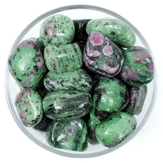 Ruby Zoisite Tumbled Stone, Ruby Zoisite, Tumbled Stones, Ruby, Zoisite, Stones, Crystals, Rocks, Gifts, Gemstones, Zodiac Crystals, Gems