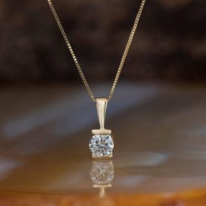 Shop Diamond Jewelry! 1/2ct Diamond Pendant-Yellow Gold Pendant 14K- Diamond necklace-Women Jewelry-Anniversary gift-for her jewelry-Birthday gift-Diamond pendant | Natural genuine Diamond jewelry. Buy crystal jewelry, handmade handcrafted artisan jewelry for women.  Unique handmade gift ideas. #jewelry #beadedjewelry #beadedjewelry #gift #shopping #handmadejewelry #fashion #style #product #jewelry #affiliate #ad