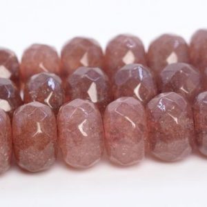 Shop Jade Faceted Beads! 8x5MM Brown Jade Beads Grade AAA Natural Gemstone Full Strand Faceted Rondelle Loose Beads 14.5" Bulk Lot Options (107156-2270) | Natural genuine faceted Jade beads for beading and jewelry making.  #jewelry #beads #beadedjewelry #diyjewelry #jewelrymaking #beadstore #beading #affiliate #ad