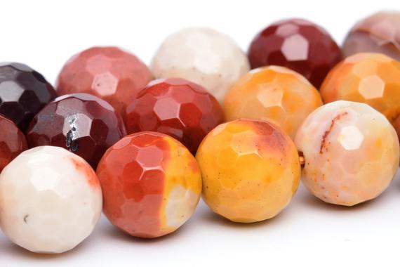 Mookaite Beads Grade Aaa Genuine Natural Gemstone Micro Faceted Round Loose Beads 6mm 8mm 10mm 12mm Bulk Lot Options