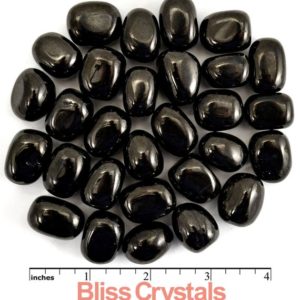 1 Medium JET Tumbled Black Stone Crystal from Siberia – Natural Black Mineral Stone Polished #JT02 | Natural genuine stones & crystals in various shapes & sizes. Buy raw cut, tumbled, or polished gemstones for making jewelry or crystal healing energy vibration raising reiki stones. #crystals #gemstones #crystalhealing #crystalsandgemstones #energyhealing #affiliate #ad