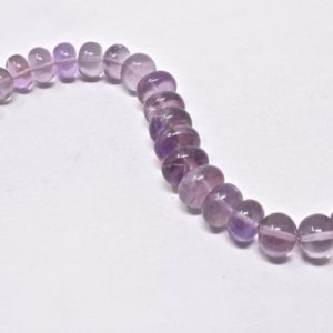 Ametrine Smooth Big Rondelle Gemstone Beads, Purple Gemstones, Indian Gems, Jewelry Making, Necklace Supplies, 5.5-10.5mm, 7.5" Strand | Natural genuine rondelle Ametrine beads for beading and jewelry making.  #jewelry #beads #beadedjewelry #diyjewelry #jewelrymaking #beadstore #beading #affiliate #ad