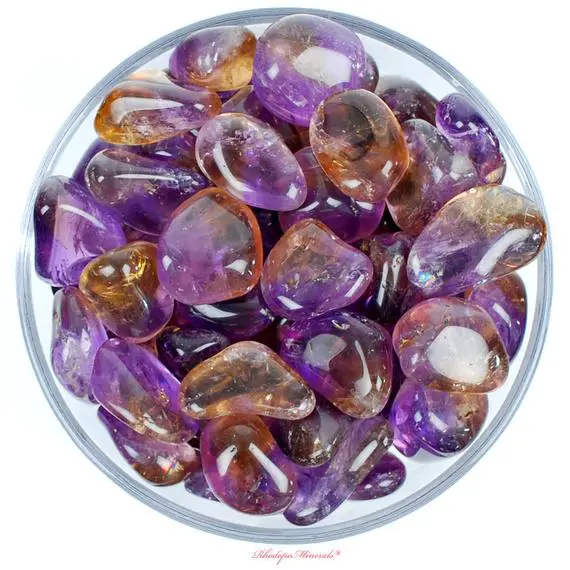 Ametrine Tumbled Stone, Ametrine, Tumbled Stones, Stones, Crystals, Rocks, Gifts, Gemstones, Gems, Zodiac Crystals, Healing Crystals
