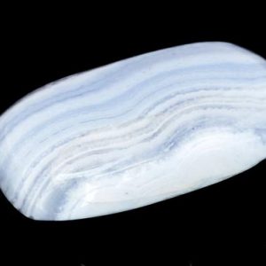 Blue Lace Agate Cabochon Stone (27mm x 15mm x 7mm) – Rectangle Cabochon | Natural genuine stones & crystals in various shapes & sizes. Buy raw cut, tumbled, or polished gemstones for making jewelry or crystal healing energy vibration raising reiki stones. #crystals #gemstones #crystalhealing #crystalsandgemstones #energyhealing #affiliate #ad