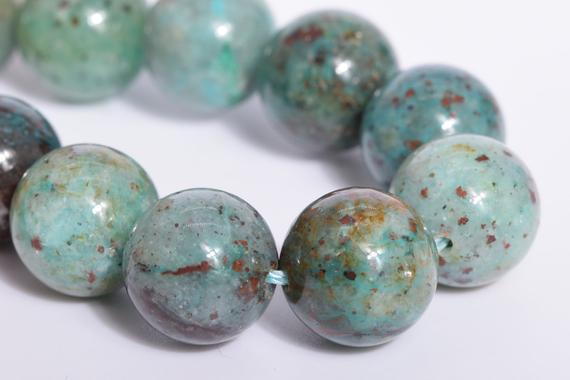 10mm Deep Green Chrysocolla Beads Grade Aa Genuine Natural Gemstone Half Strand Round Loose Beads 7.5" Bulk Lot Options (107873h-2577)