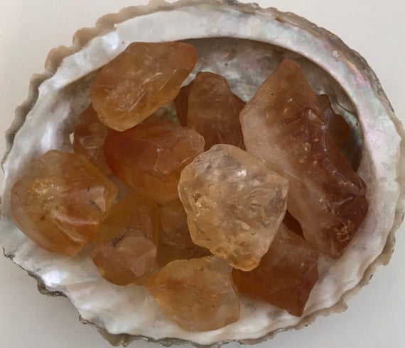 Polished Citrine Raw Crystals, Healing Crystal, Healing Stone, Spiritual Stone