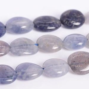Shop Iolite Chip & Nugget Beads! 8-10MM Light Color Iolite Beads Pebble Nugget Grade A Genuine Natural Gemstone Full Strand Loose Beads 15.5" Bulk Lot Options (108034-2618) | Natural genuine chip Iolite beads for beading and jewelry making.  #jewelry #beads #beadedjewelry #diyjewelry #jewelrymaking #beadstore #beading #affiliate #ad